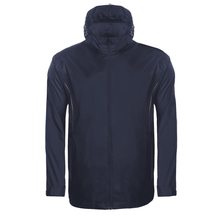 Load image into Gallery viewer, Navy Performance Rain Jacket