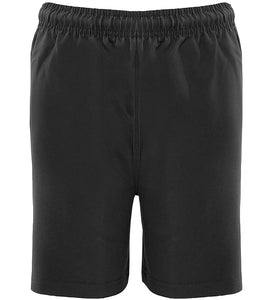 Black Essentials P.E. Shorts