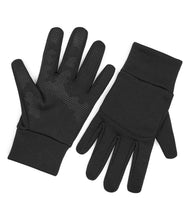 Load image into Gallery viewer, Black Beechfield Soft Shell Sports Tech Gloves