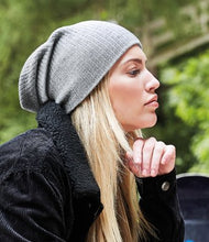 Load image into Gallery viewer, Beechfield Heavy Gauge Slouch Beanie