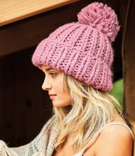 Load image into Gallery viewer, Beechfield Oversized Hand Knit Beanie