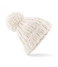 Load image into Gallery viewer, Beechfield Oversized Hand Knit Beanie