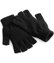 Load image into Gallery viewer, Black Beechfield Fingerless Gloves
