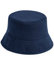 Load image into Gallery viewer, Beechfield Kids Organic Cotton Navy Bucket Hat