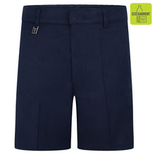 Laden Sie das Bild in den Galerie-Viewer, Boys Navy Sturdy Fit Shorts (Plus Size)