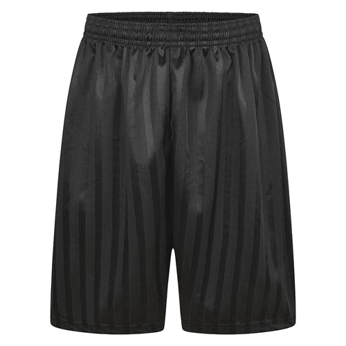 Black Shadow Stripe P.E. Shorts