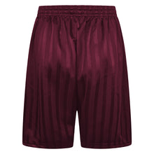 Load image into Gallery viewer, Maroon Shadow Stripe P.E. Shorts