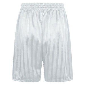 White Shadow Stripe P.E. Shorts