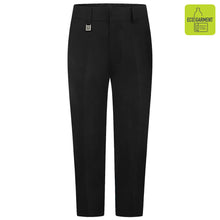 Laden Sie das Bild in den Galerie-Viewer, Boys Black Sturdy Fit Trouser (Plus Size)