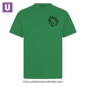West Thurrock Academy Emerald P.E. T-Shirt with logo