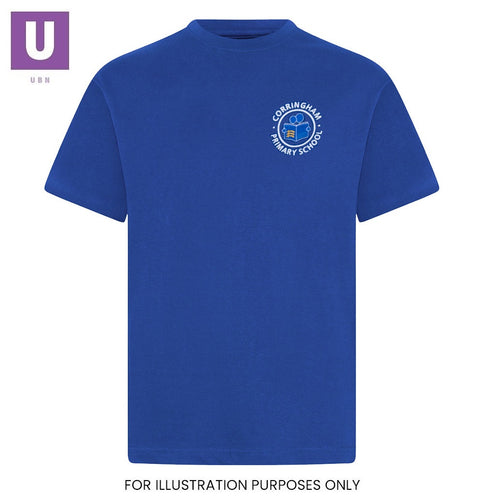Corringham Primary P.E. T-Shirt with logo
