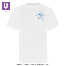 Laden Sie das Bild in den Galerie-Viewer, Holy Cross Primary P.E. T-Shirt with logo