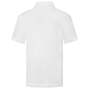 St Mary's Primary White P.E. Polo Shirt with logo