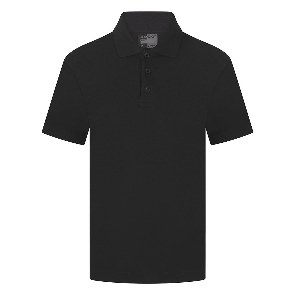 Black Unisex Polo Shirt