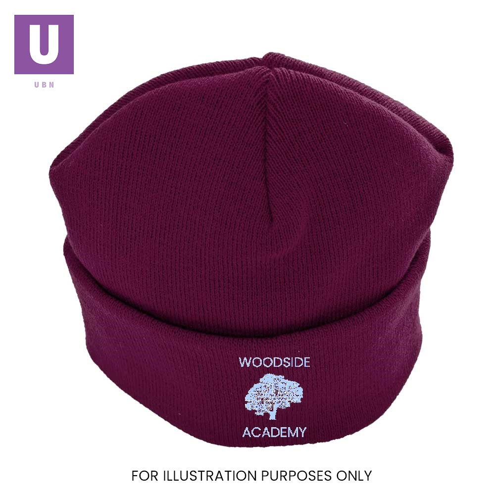 Woodside Academy Knitted Ski Hat with logo