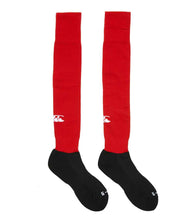 Load image into Gallery viewer, Red Canterbury Playing Socks