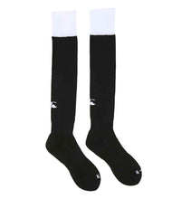 Load image into Gallery viewer, Black/White Canterbury Playing Cap Socks