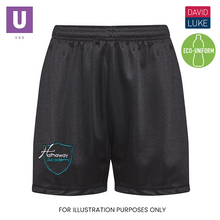 Load image into Gallery viewer, Hathaway Academy P.E. Sports Shorts with logo
