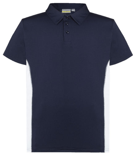 Navy/White Contrast Polo Shirt