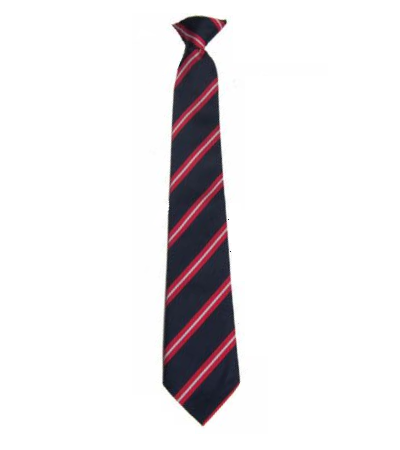 Navy with Red & White Stripe Eco Tie (39