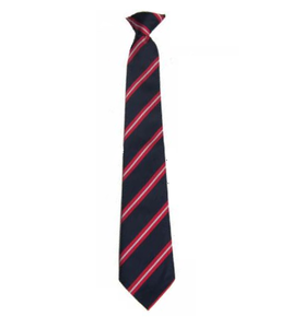 Navy with Red & White Stripe Eco Tie (39")