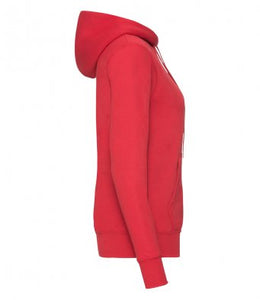 Red Classic Hooded Sweatshirt
