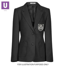 Load image into Gallery viewer, Gable Hall Girls Fitted Eco School Blazer with logo