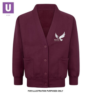 Harrier Primary Academy Sweatshirt Cardigan with logo