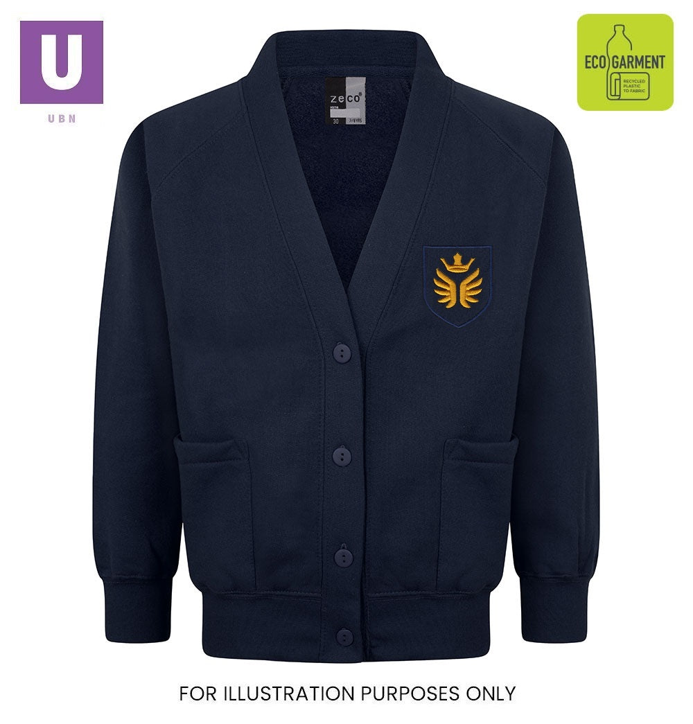 Stifford Clays Primary Sweatshirt Cardigan with logo