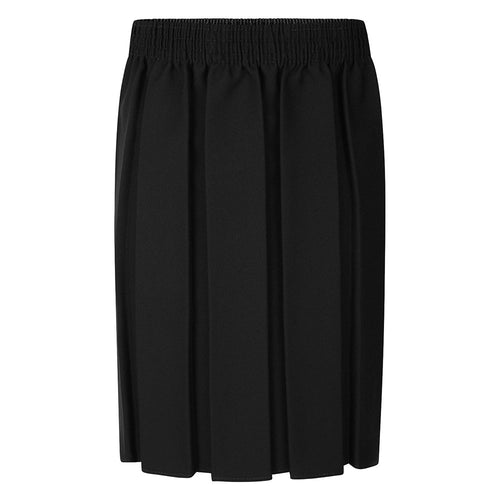 Girls Black Box Pleat Skirt