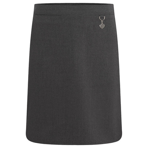 Grey Lycra Heart Skirt