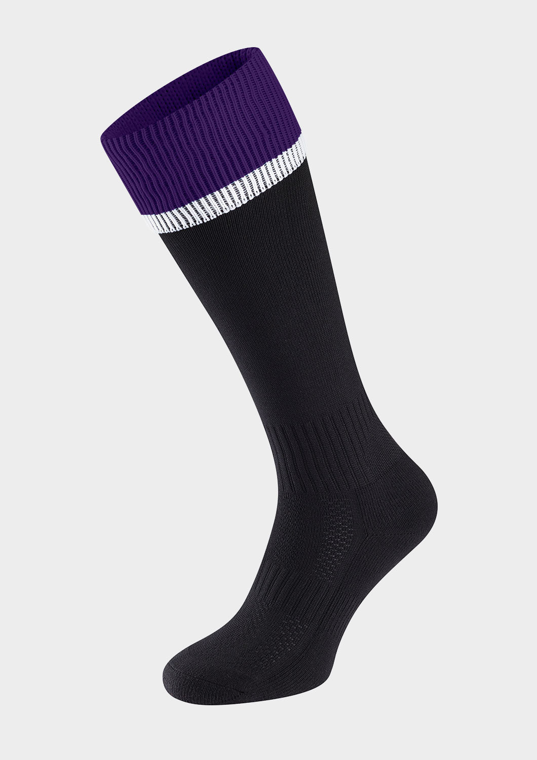Black/Purple Pro-Weight Sports Socks