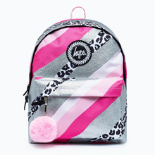 Load image into Gallery viewer, HYPE Glitter Leopard Wave Backpack