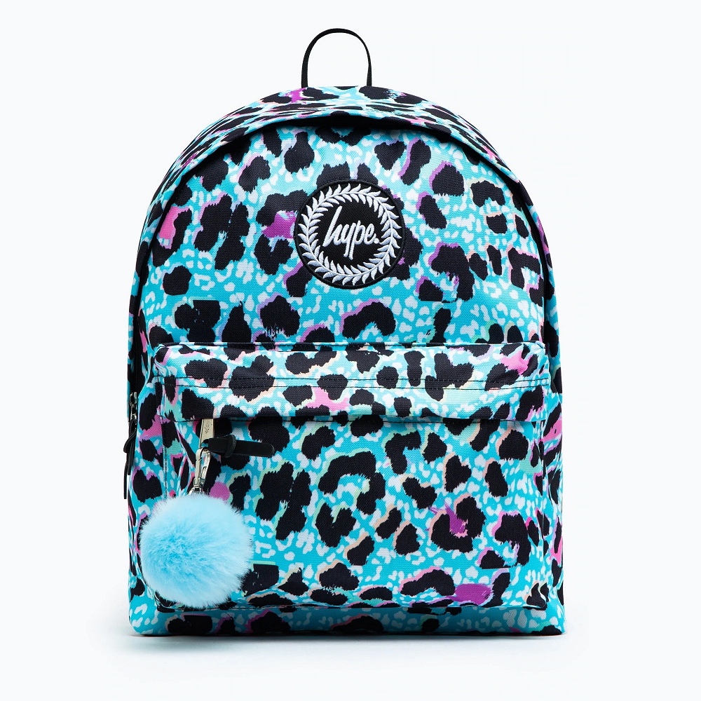 HYPE Blue Ice Leopard Backpack