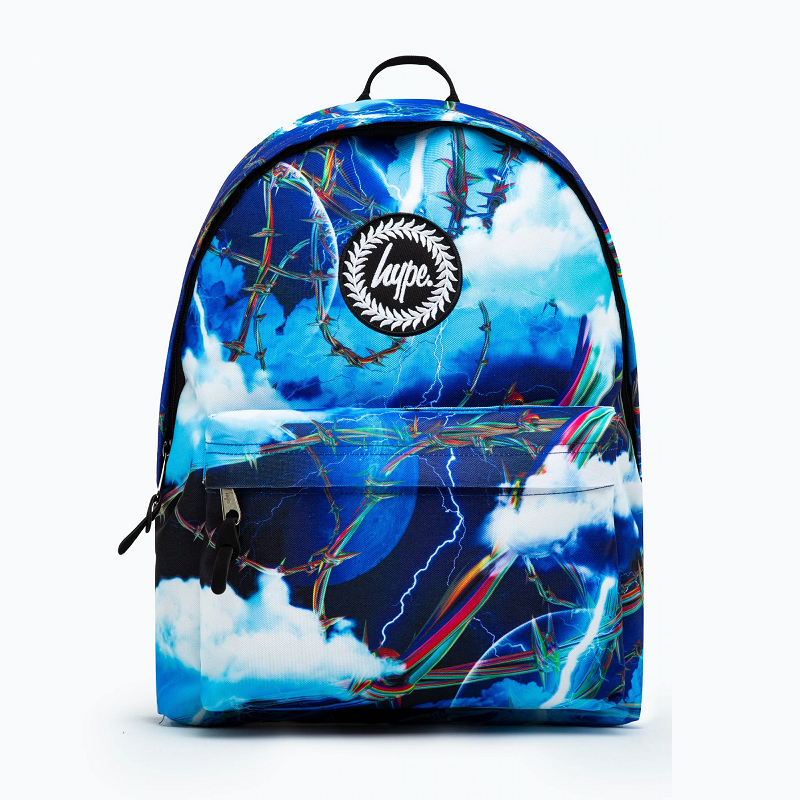 HYPE Blue Lightning Barbwire Backpack