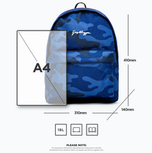 Load image into Gallery viewer, HYPE Navy Classic Camo Scribble Backpack