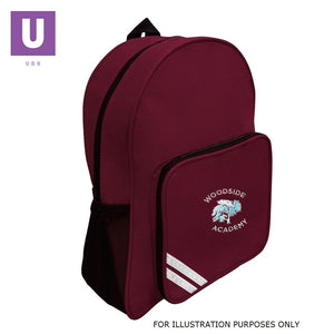Woodside Academy Infant Backpack with logo