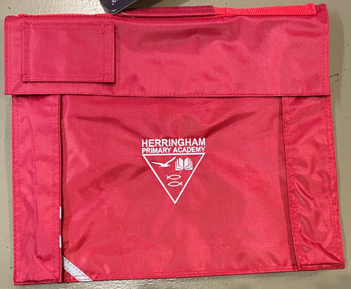 Pre-Loved Herringham Primary Premium Book Bag with logo - No Strap
