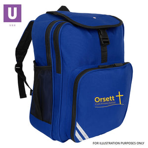 Orsett Primary Junior Backpack with New logo