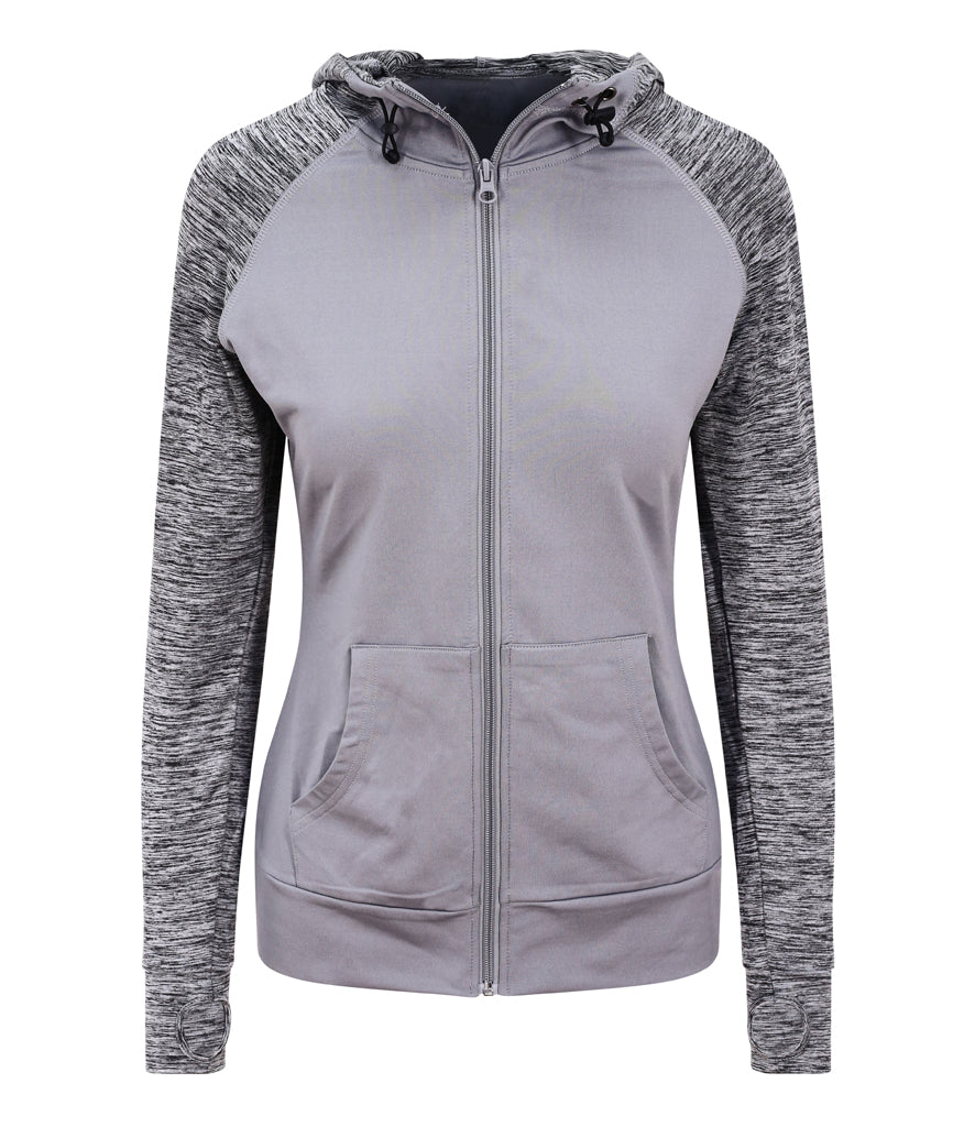 AWDis Cool Girlie Contrast Zoodie