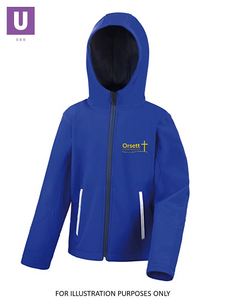 Orsett Primary Performance Hooded Jacket with logo