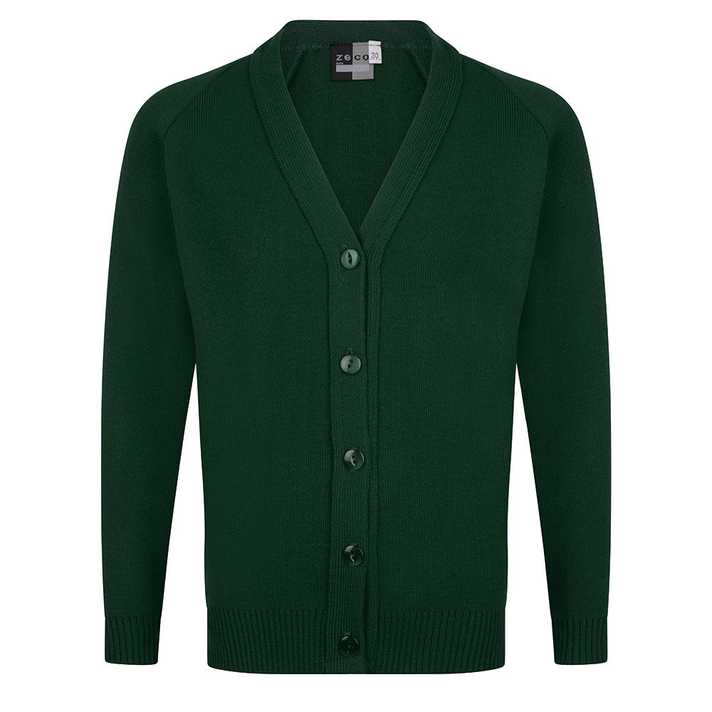 Bottle Green Knitted Cardigan