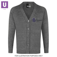 Load image into Gallery viewer, Tilbury Pioneer Knitted Cardigan with logo
