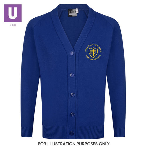 Holy Cross Primary Knitted Cardigan with logo
