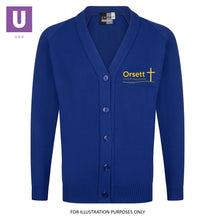 Load image into Gallery viewer, Orsett Primary Knitted Cardigan with logo