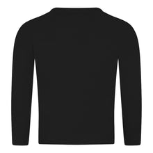Load image into Gallery viewer, Black Unisex Knitted V-Neck Jumper