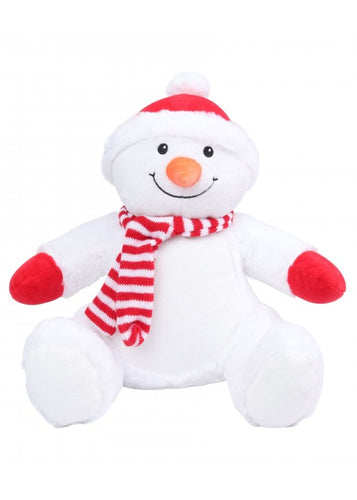 Mumbles Zippie Snowman Plush Toy
