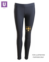 Load image into Gallery viewer, St Clere&#39;s Girl&#39;s P.E. Leggings with logo