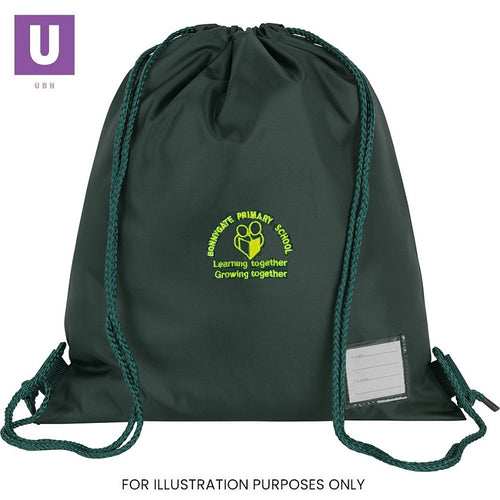 Bonnygate Primary Premium P.E. Bag with logo