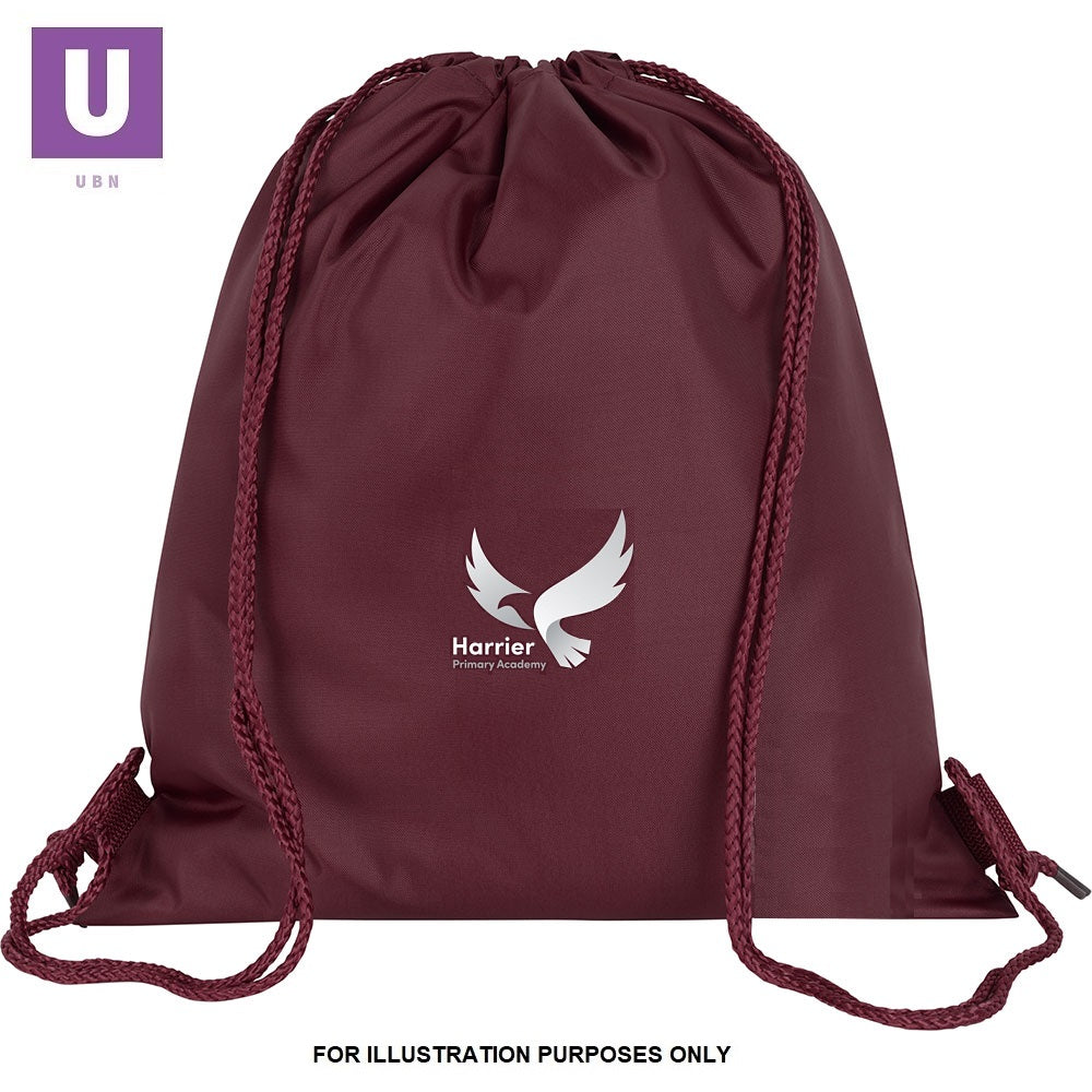 Harrier Primary Academy Premium P.E. Bag with logo